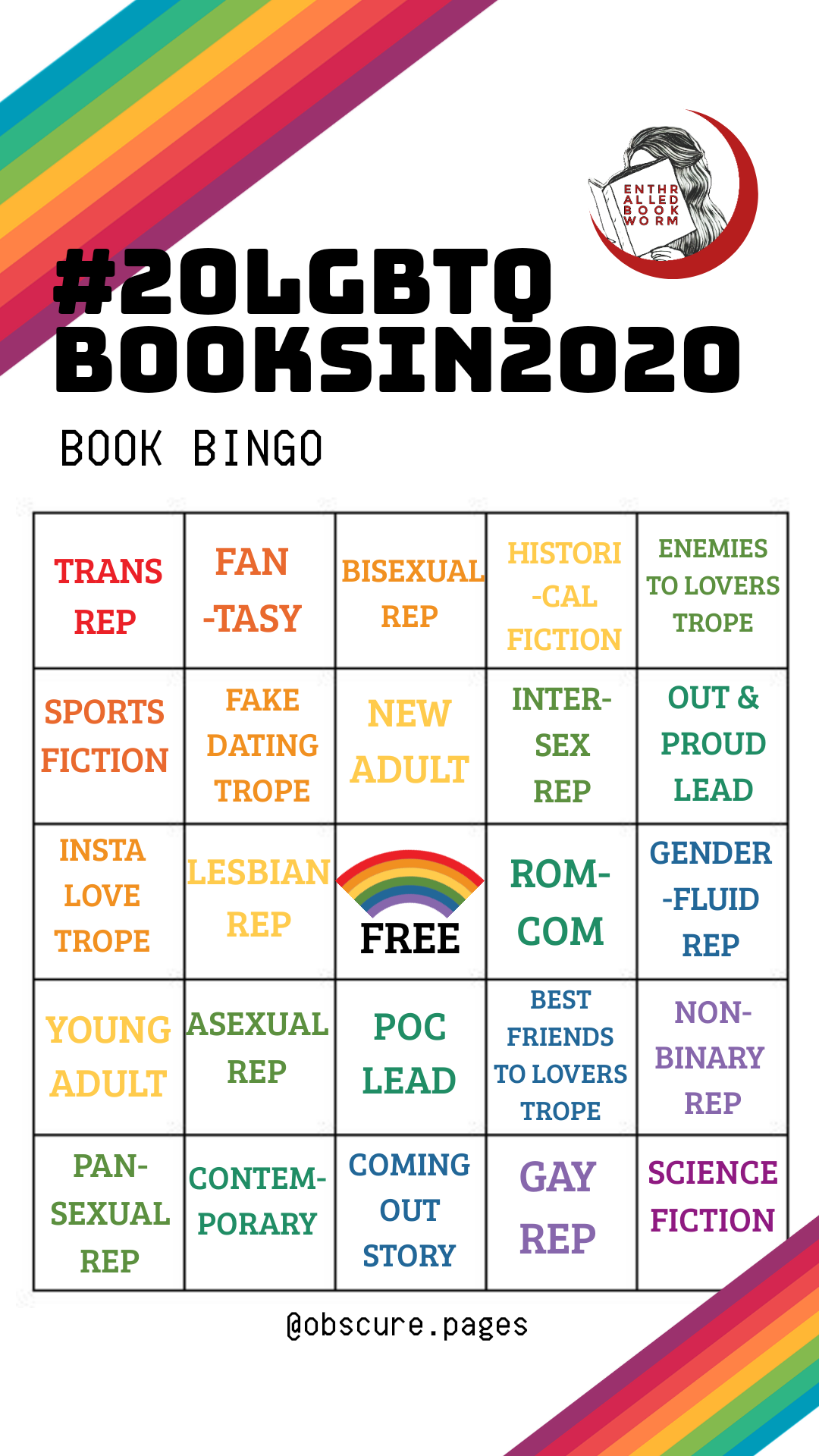 20 LGBTQ+ Books in 2020 Book Bingo